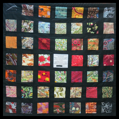 Back view of the 1915 Peace Women’s Photo Quilt [2015]